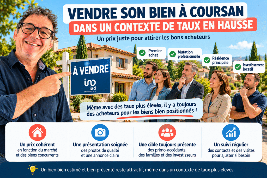 Vendre son bien à Coursan dans un contexte de taux immobiliers en hausse